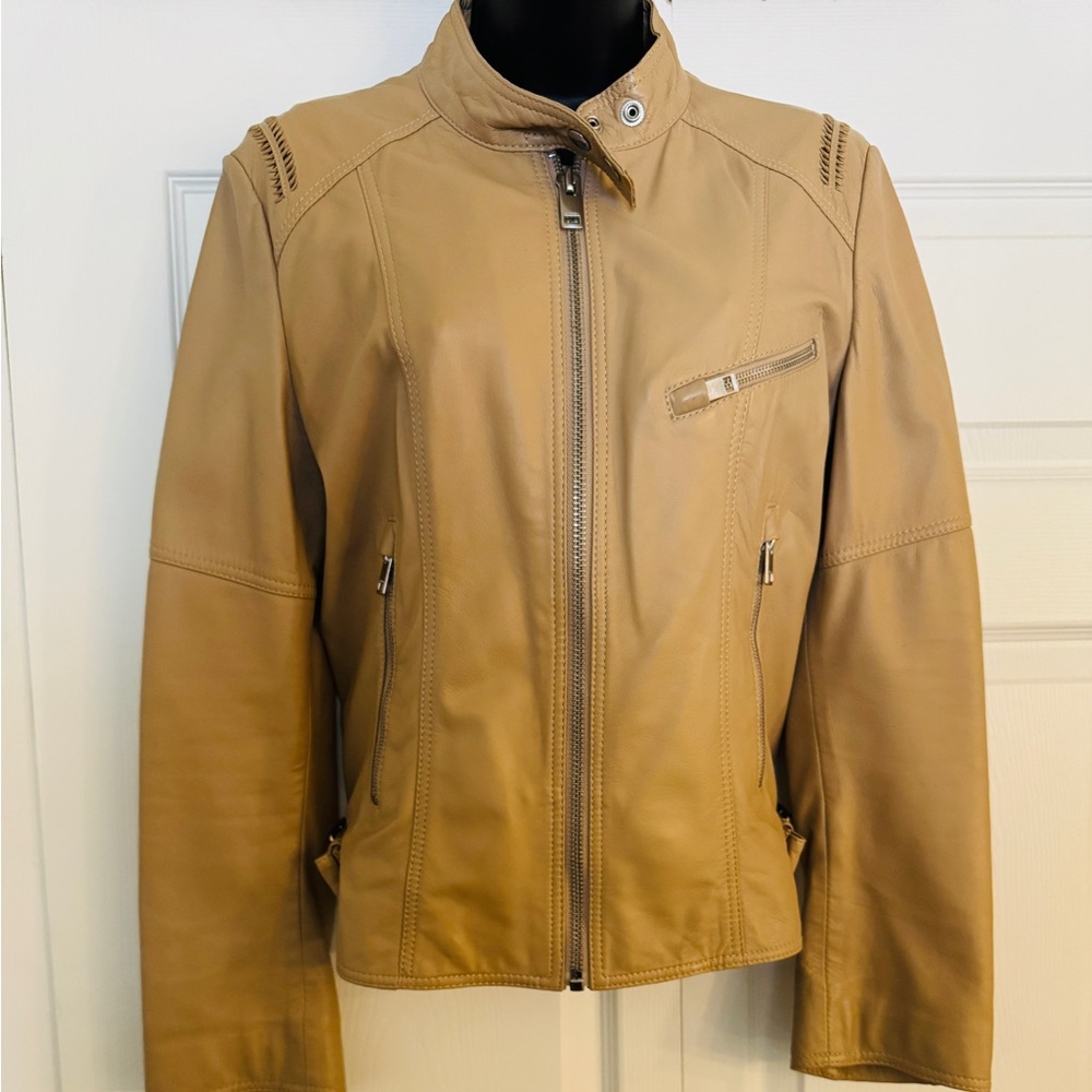 Vintage Diesel Sheepskin Leather Biker Jacket – Women’s Medium